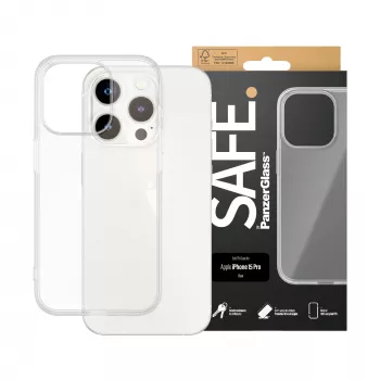 PanzerGlass SAFE. by ® TPU Hülle Transparent iPhone 15 Pro