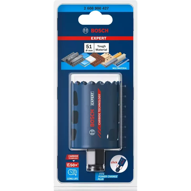 Bohrlochsäge Bosch 2 608 900 427 5,1 cm für Ziegel Kunststoff Holz