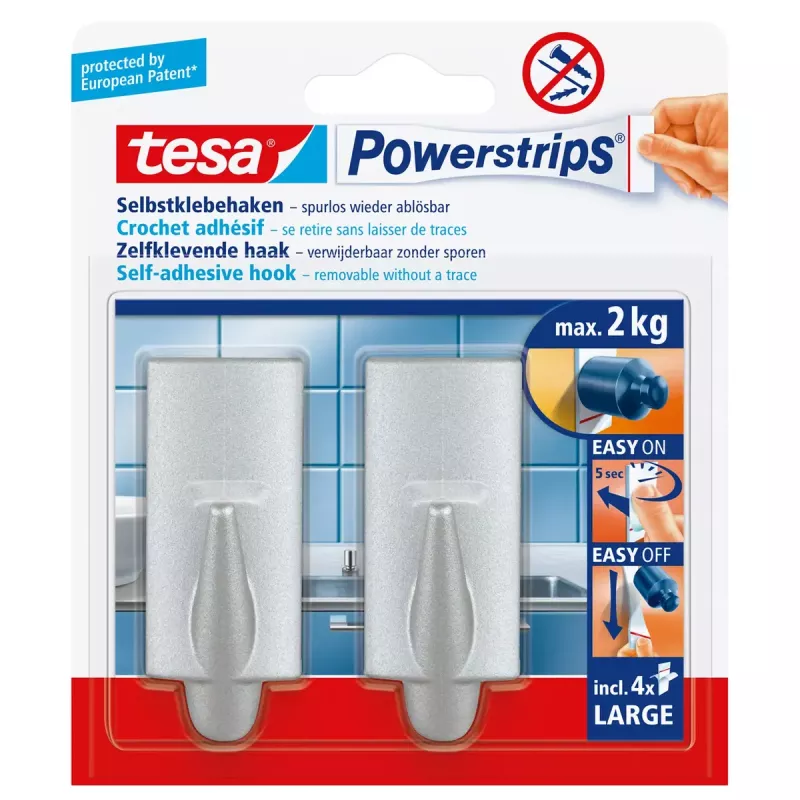 Universalhaken TESA Powerstrips Hooks Large TREND