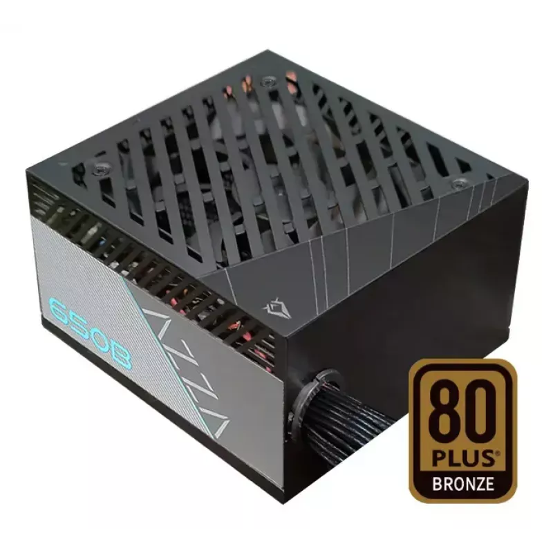 Netzteil AZZA PSAZ-650B (ATX3.1) 650 W, 20+4-Pin-ATX, nicht-modular, 80 PLUS Bronze, schwarz