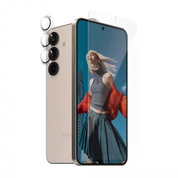 PanzerGlass 2-in-1-Schutzpaket Samsung Galaxy S25 kratz- und stoßfest