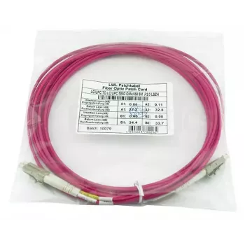 Glasfaserkabel BlueOptics CBL-LC-OM4-3M 3m LC auf LC 50µm