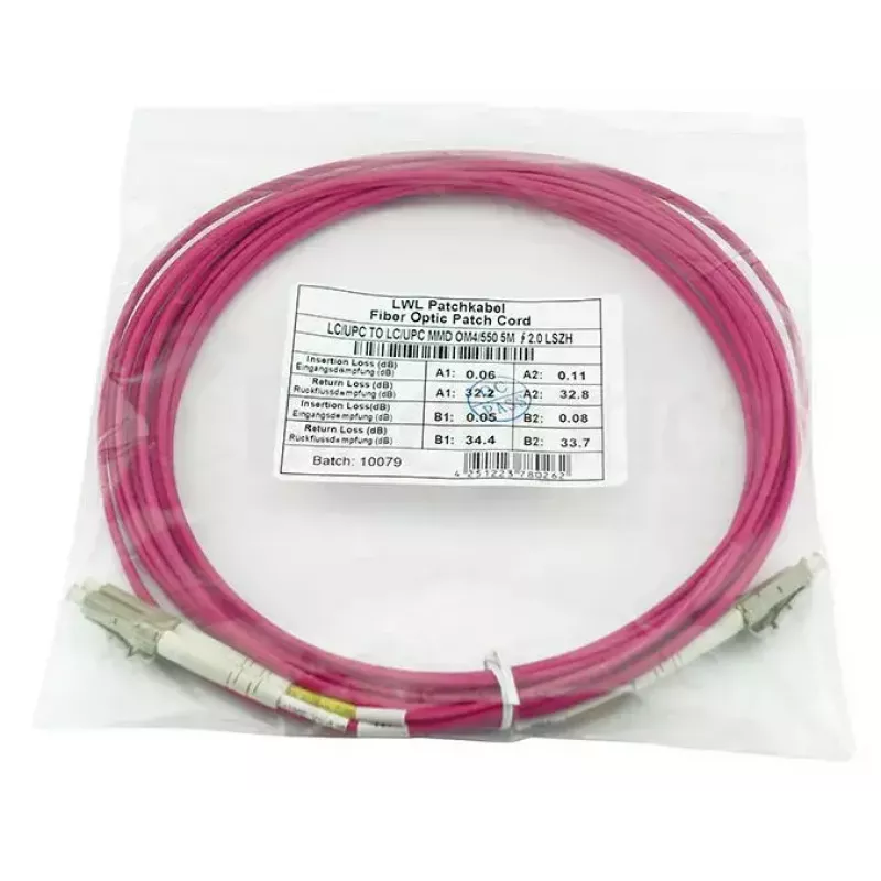 Glasfaserkabel BlueOptics CBL-LC-OM4-3M 3m LC auf LC 50µm