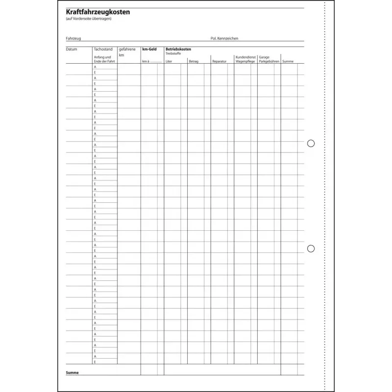 Geschäftsformular Sigel RA415