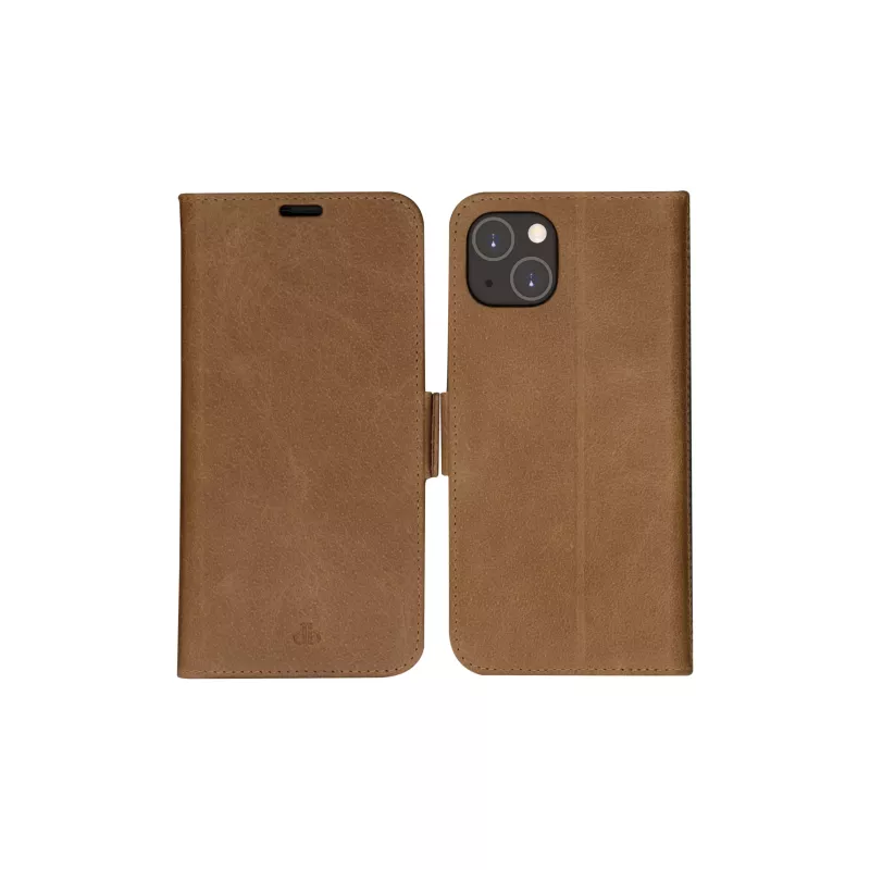 Wallet Case dbramante1928 iPhone 14 Plus Tan 3 Kartenfächer