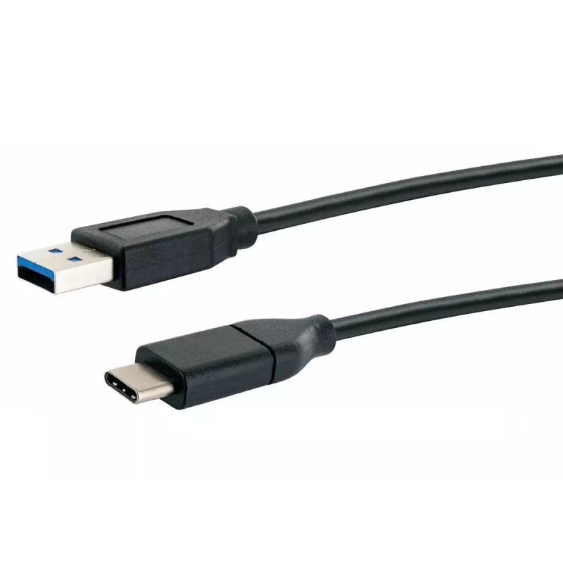USB-Kabel Schwaiger LK 050 C USB 3.2 Gen 2 0,5m USB A USB C Schwarz