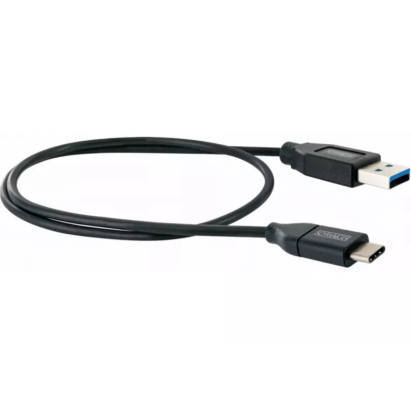 USB-Kabel Schwaiger LK 050 C USB 3.2 Gen 2 0,5m USB A USB C Schwarz