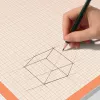 Schreibtischauflage Sigel HO270 — Papierschreibtischauflage, orange/weiß, 595×410 mm