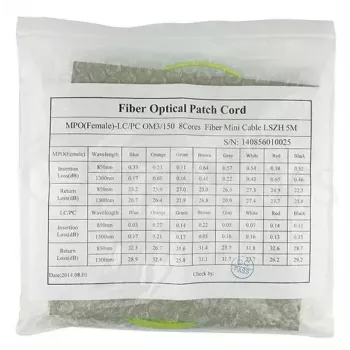 Glasfaserkabel MPO 4x LC BlueOptics CBL-MPO12-4LC-SMF-10M 10m G.657.A1