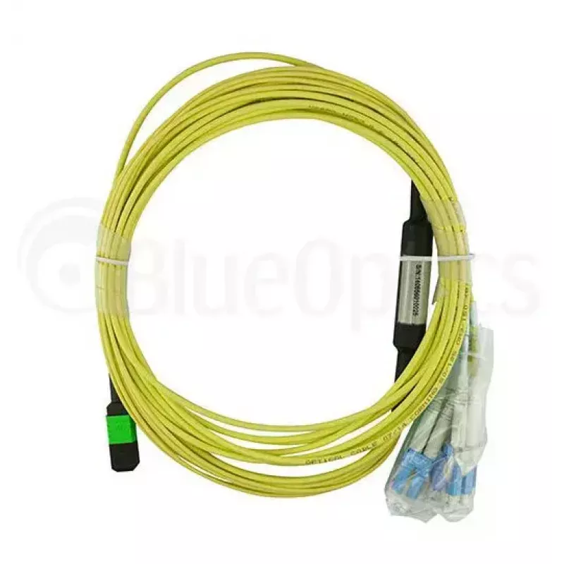 Glasfaserkabel MPO 4x LC BlueOptics CBL-MPO12-4LC-SMF-10M 10m G.657.A1