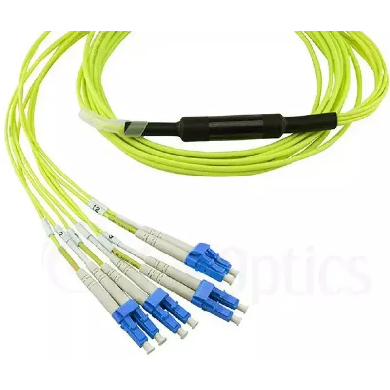 Glasfaserkabel MPO 4x LC BlueOptics CBL-MPO12-4LC-SMF-10M 10m G.657.A1