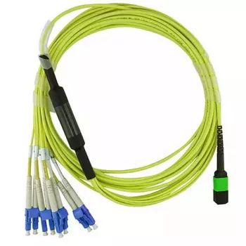 Glasfaserkabel MPO 4x LC BlueOptics CBL-MPO12-4LC-SMF-10M 10m G.657.A1