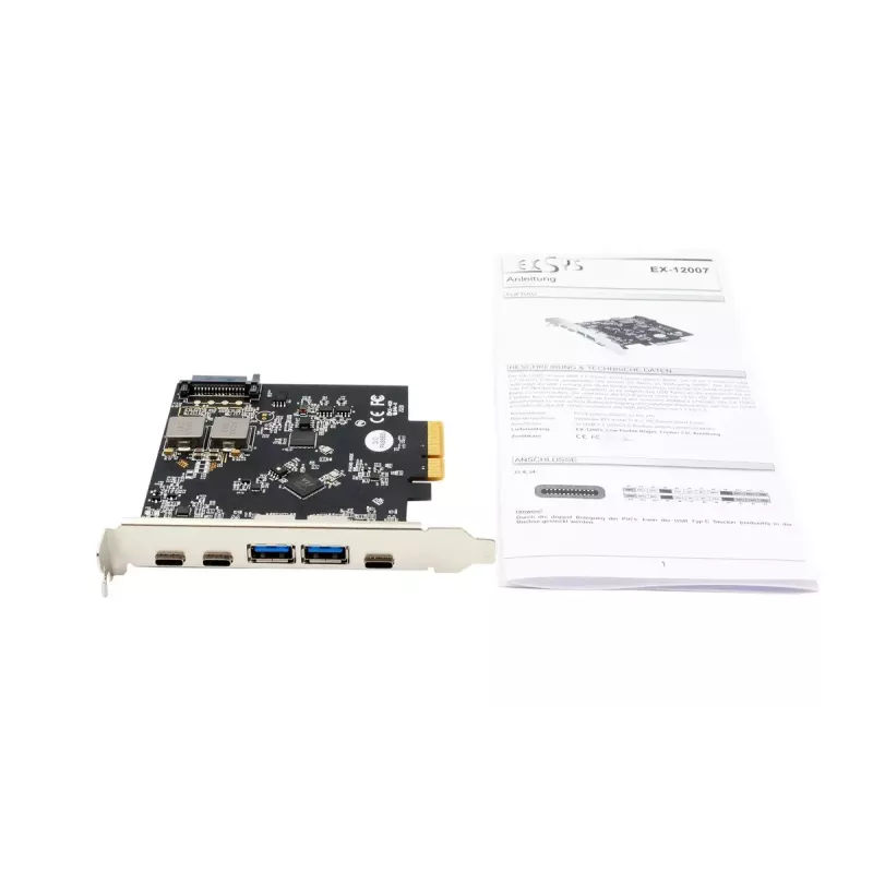 Schnittstellenkarte EXSYS EX-12007 Intern USB 3.2 Gen 2