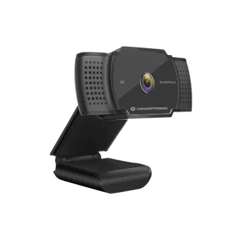 Conceptronic AMDIS 2K Super HD Autofokus-Webcam mit Mikrofon