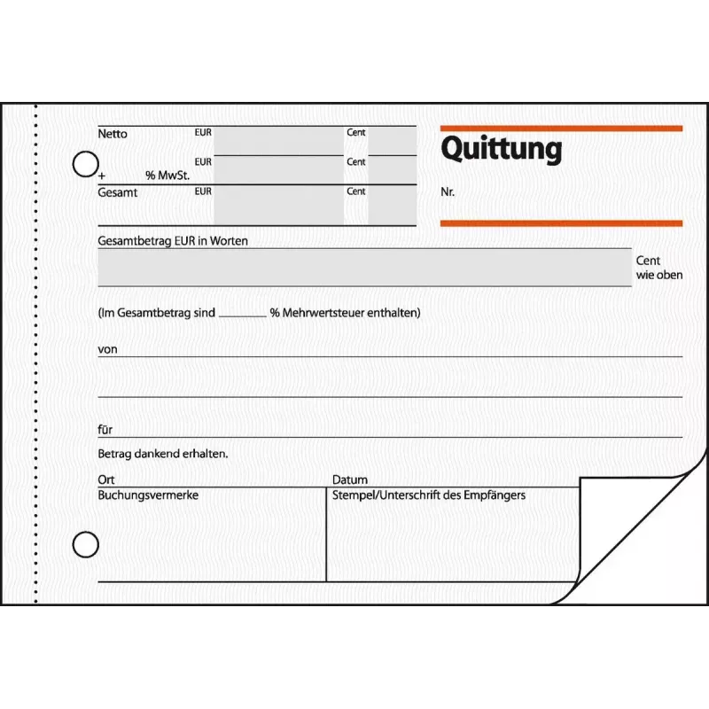 Business Form Sigel QU625 Grün A6 100 Blatt