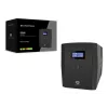 Conceptronic ZEUS03G 1200VA 720W USV, 4 UK-Steckdosen, HID-USB, RJ45 Ein-/Ausgang, AVR