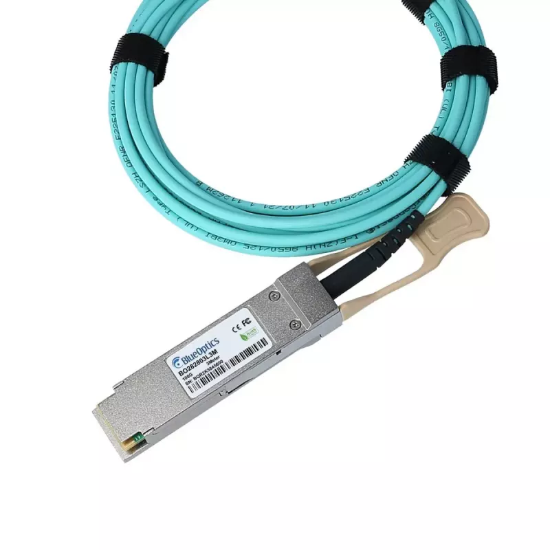 BlueOptics QSFP-100G-D-AOC-2M-BO InfiniBand Glasfaserkabel 2m Stecker/Stecker