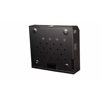 Wandmontierbarer Rack Equip schlank Flex 19' Schrank 5U RAL9005 Schwarz