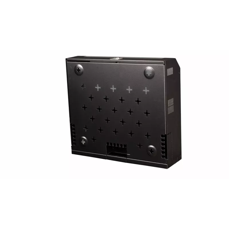 Wandmontierbarer Rack Equip schlank Flex 19' Schrank 5U RAL9005 Schwarz