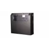 Wandmontierbarer Rack Equip schlank Flex 19' Schrank 5U RAL9005 Schwarz