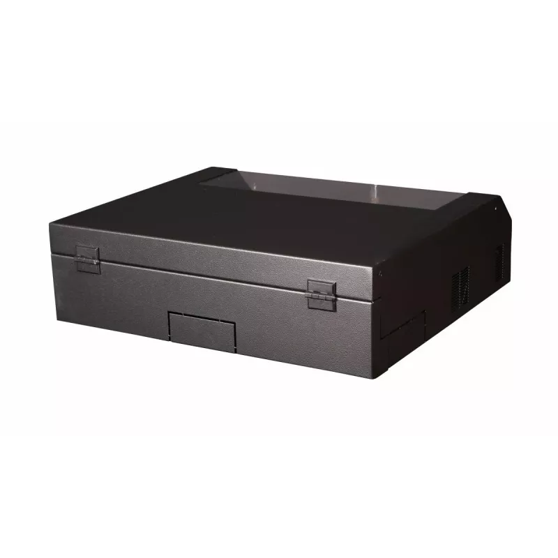 Wandmontierbarer Rack Equip schlank Flex 19' Schrank 5U RAL9005 Schwarz