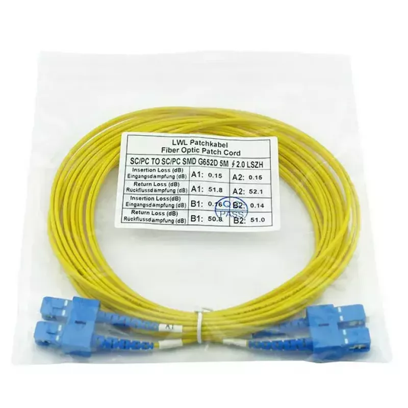 BlueOptics CAB-SMF-SC-SC-3-BO InfiniBand Glasfaserkabel 3 m SC-Stecker