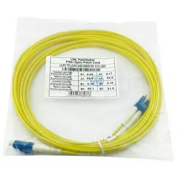 LWL-Patchkabel BlueOptics SFP3131BU2MK — OS2 Singlemode, 2 m, LC–LC, 9 µm, Vollduplex