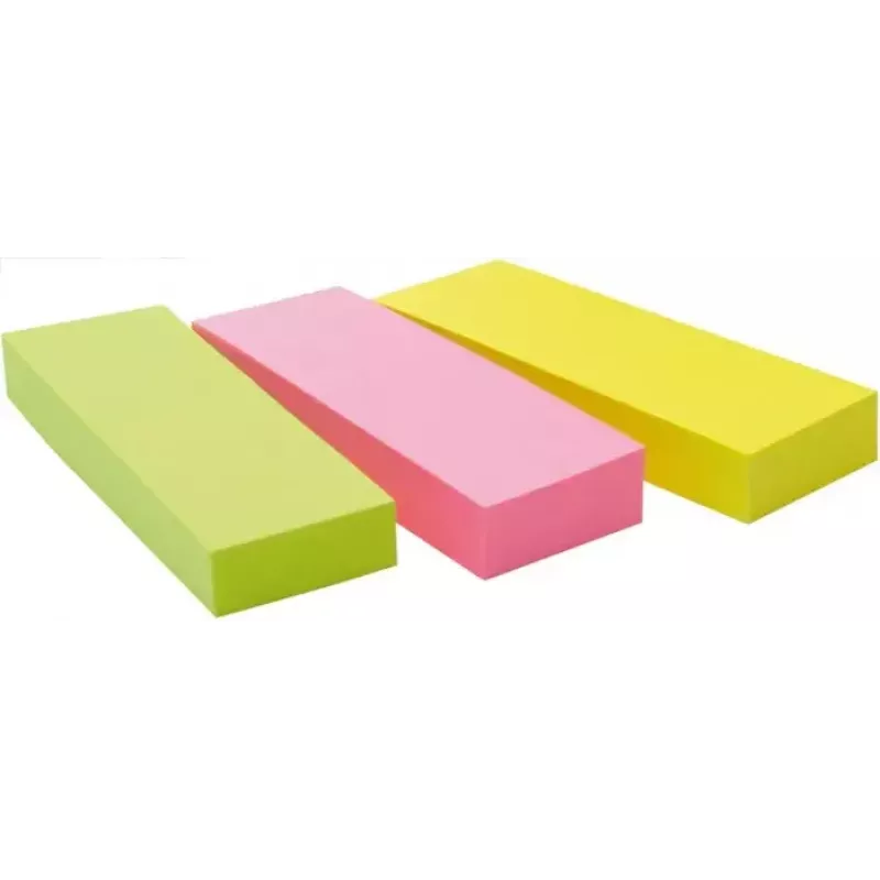 3M 671-3 Haftnotizen Rechteck Grün, Pink, Gelb 100 Blatt Selbstklebend