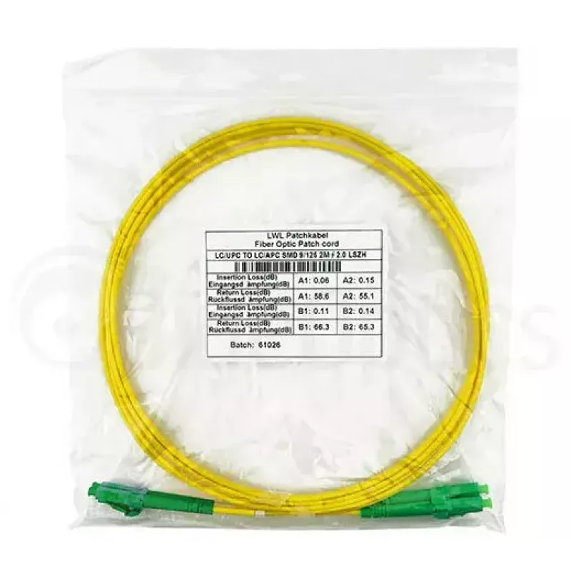 BlueOptics SFP3131BU1MM InfiniBand-Glasfaserkabel 1 m LC Gelb