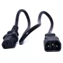 Zebra CS-RAC-IEC-CRD Netzkabel Schwarz 0,48 m C13-Kupplung C14-Kupplung
