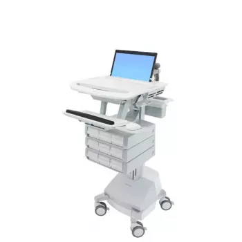 Multimedia-Wagen Ergotron StyleView Aluminium Grau Weiß