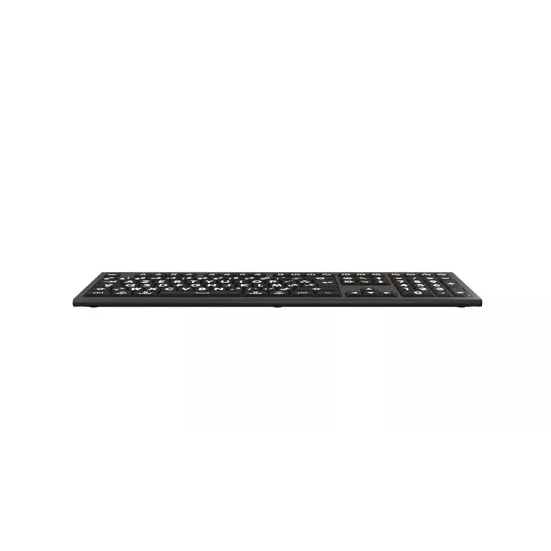 Logickeyboard USB AZERTY Französische Tastatur LKB-LPWB-A2M-FR Kabelgebunden Scherenschalter