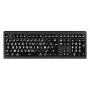 Logickeyboard USB AZERTY Französische Tastatur LKB-LPWB-A2M-FR Kabelgebunden Scherenschalter