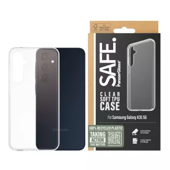 PanzerGlass SAFE. by ® TPU Hülle Samsung Galaxy A35 5G | Transparent
