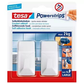 Handtuchhaken TESA Powerstrips Indoor 58272-00000-00 Weiß