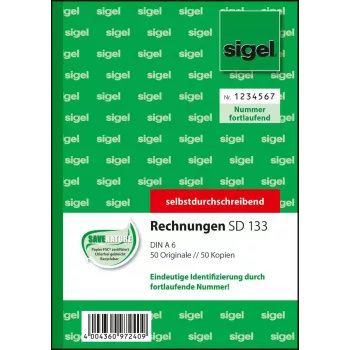 Geschäftsformular Sigel SD133