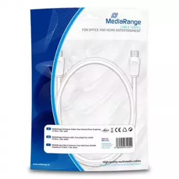 Verbindungskabel MediaRange MRCS162 1,5 m weiß