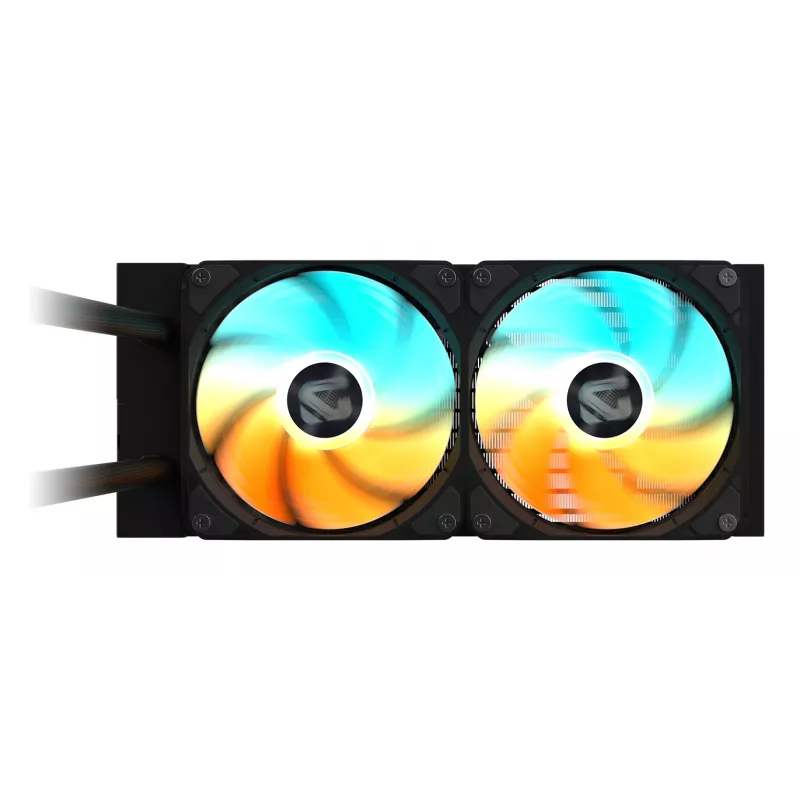 Flüssigkeits-CPU-Kühler GIGABYTE GAMING 240 — 2x120mm ARGB, Sockel LGA1851/AM5