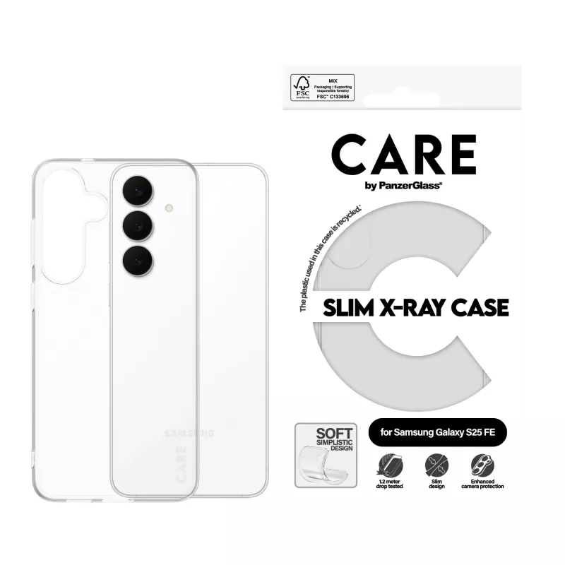 PanzerGlass CARE™ by ® X-Ray Hülle Samsung Galaxy S25 FE 5G