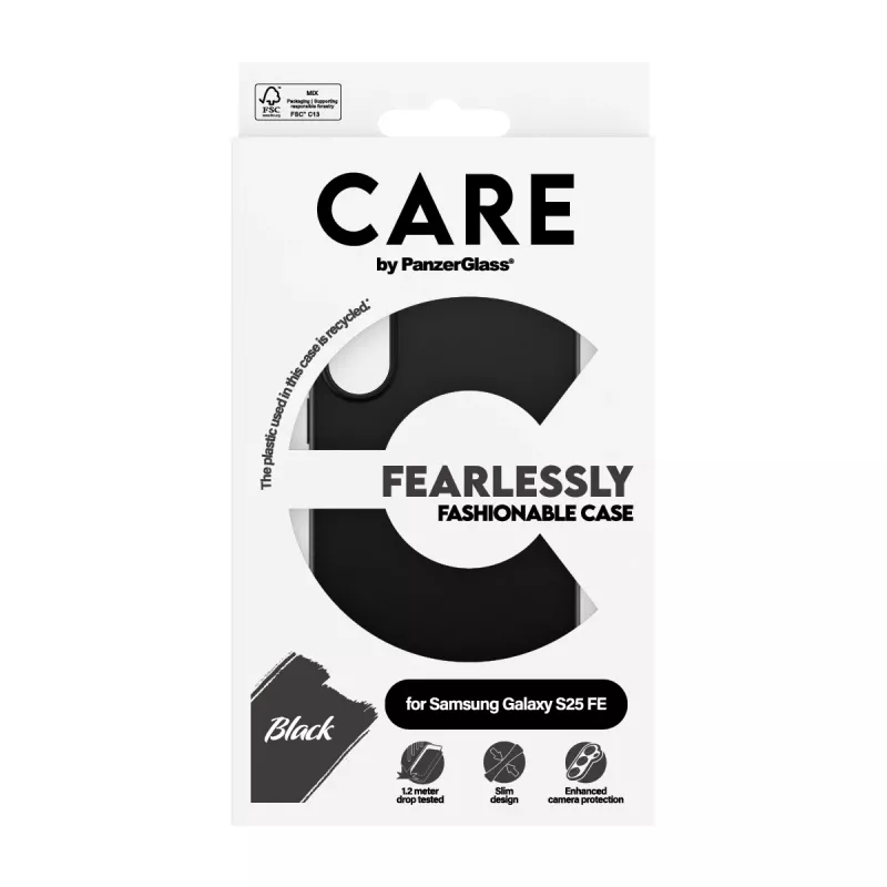PanzerGlass CARE™ by ® TPU-Hülle Schwarz Samsung Galaxy S25 FE 5G