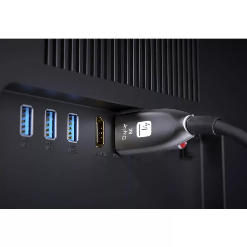 Techly ICOC HDMI-HY8-030 HDMI-Kabel 30 m HDMI Typ A (Standard) Schwarz