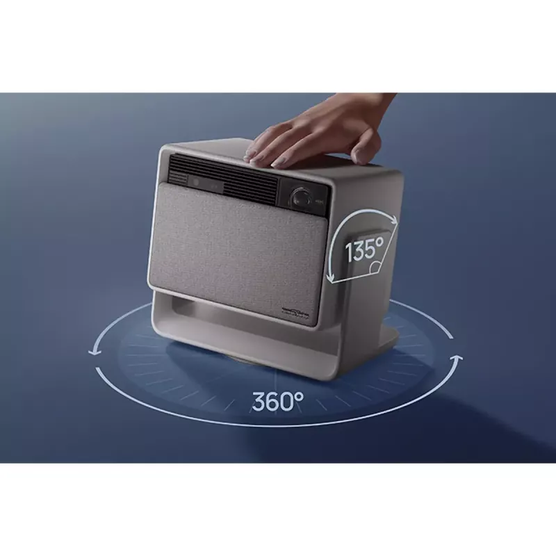 Standard-Throw-Projektor XGIMI 1800 ANSI Lumen LED UHD 4K 3D Weiß