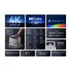 Standard-Throw-Projektor XGIMI 1800 ANSI Lumen LED UHD 4K 3D Weiß