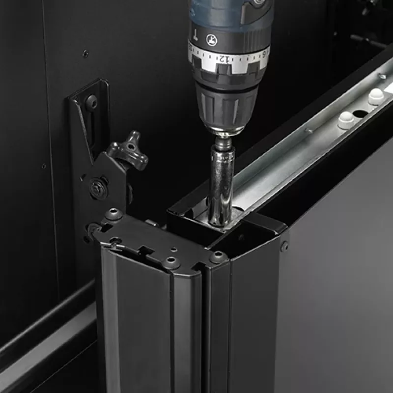 Chief Large Fusion Dynamic Höhenverstellbarer Mobiler Wagen, 79 kg, 200 x 200 mm, 800 x 400 mm, 0 - 400 mm