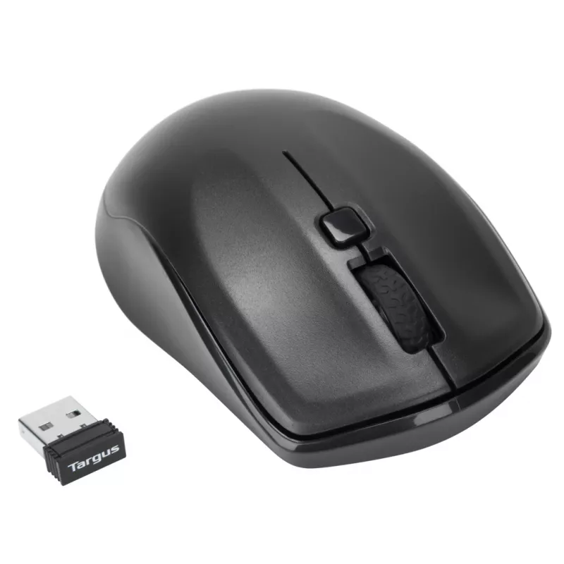 Targus AKM610ES Tastatur Maus inklusive Universal RF Wireless Spanisch Schwarz