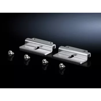 Montageset Rittal 5301.350 für Racks — verzinkter Stahl, Edelstahl-Finish, 2 Stück