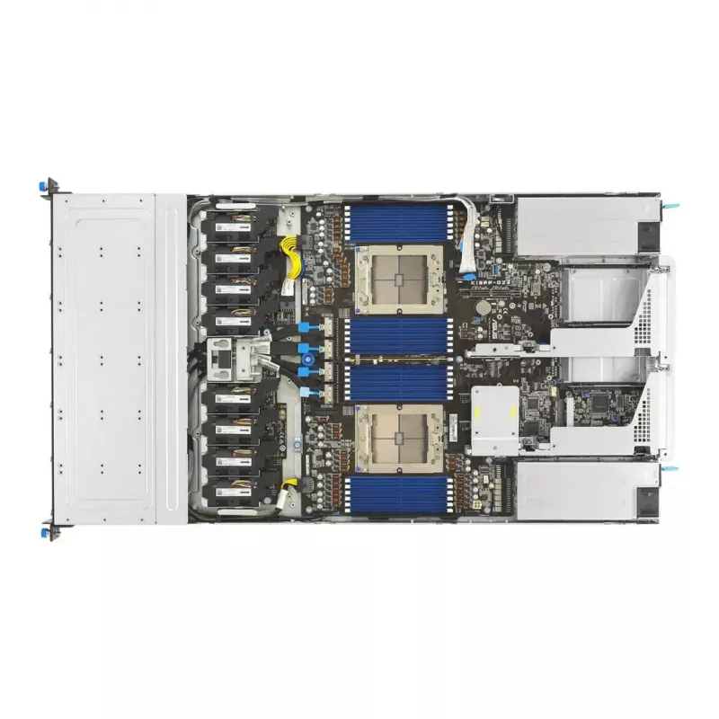 ASUS RS700A-E13-RS12U LGA 6096P Rack (1U) Schwarz, Silber