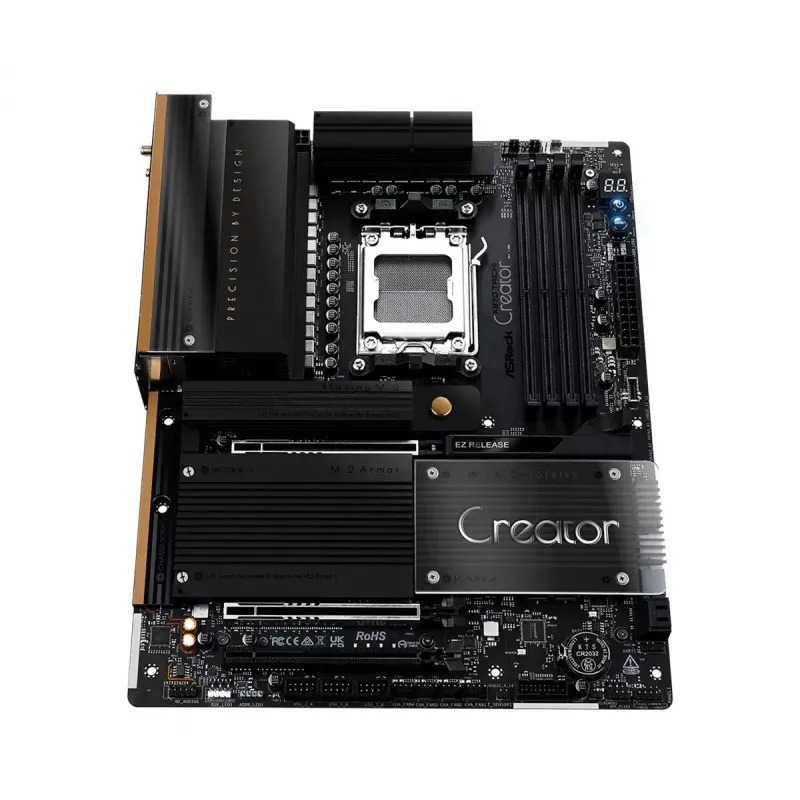 Motherboard ASRock X870 Taichi Creator ATX — AMD X870, Socket AM5, DDR5, 4 DIMM, 256 GB, 10Gb Ethernet, Wi‑Fi 7