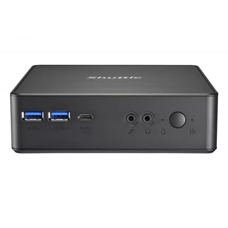 Shuttle Nano PC NC4010BAV2, Intel Celeron 7305, 8GB DDR4, 128GB M.2, 1x HDMI, 1x DP, 7x USB, 1x LAN, inkl. VESA und Standfuß