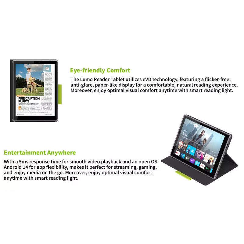 Hannspree Lumo 7.8 Reader Tablet 64 GB 19.8 cm (7.8 Zoll) Android Schwarz